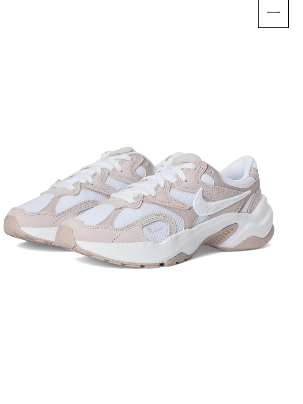 Nike AL8 Women’s Neutral Beige and White Running Sneakers